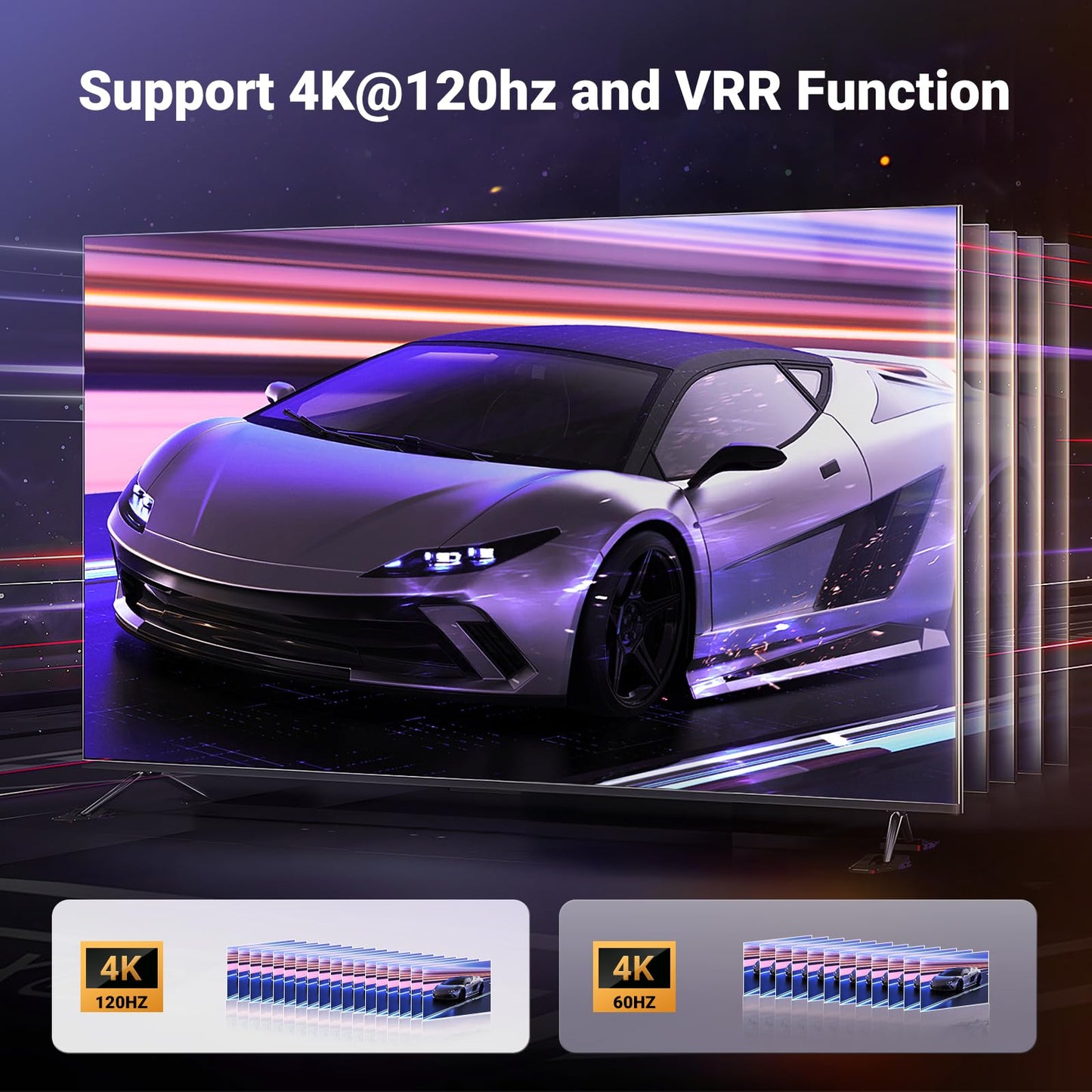 UGREEN 8K@60Hz HDMI Switch 3 in 1 Out 8K 2.1 Switcher Splitter 3 Port with IR Remote HDCP2.3 3D Dolby DST Compatible with PS5 PS4 Xbox Apple TV Fire Stick