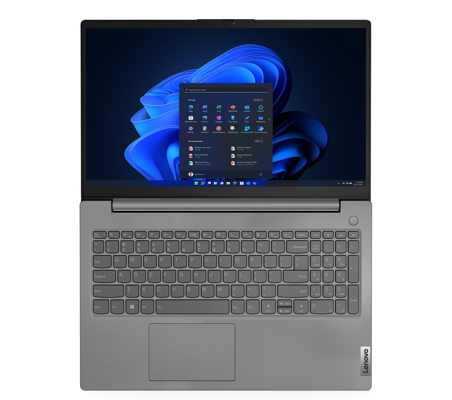 Lenovo V15 12th Gen Intel Core i5-1235U 15.6" FHD Thin and Light Laptop (16GB RAM/512GB SSD/Windows 11 Home/MS Office Home & Student 2021/Iron Grey/1.70 kg), 82TTA07RIH