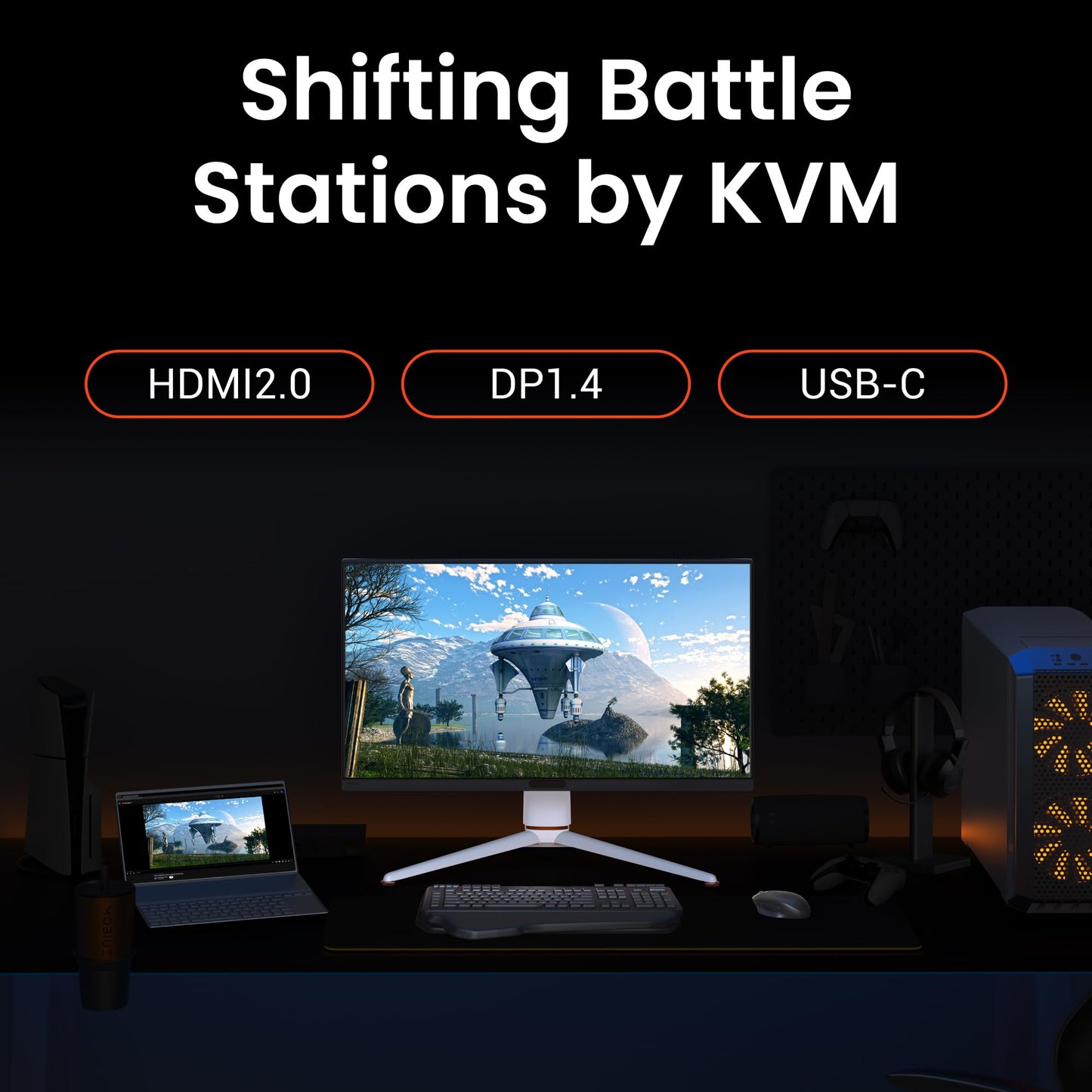 BenQ MOBIUZ EX271Q 27” 2K QHD 180Hz Gaming Monitor, 1ms GtG, AMD FreesSync Premium, DP 1.4, HDMI 2.0, 65W USB-C, 95% P3, Height Adjust, KVM, AI Color Adjustment, Remote Controller (White)