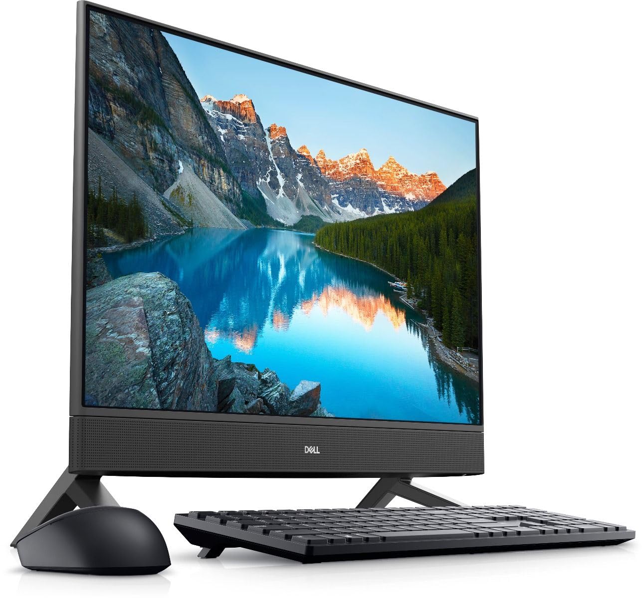 Dell AIO Inspiron 5415| AMD Ryzen 5 7530U | 8GB 512GB SSD | AMD Radeon Graphics | 23.8" FHD WVA Anti-Glare | Win11+MSO'21, 15 Month McAfee Dark Shadow Gray Molded