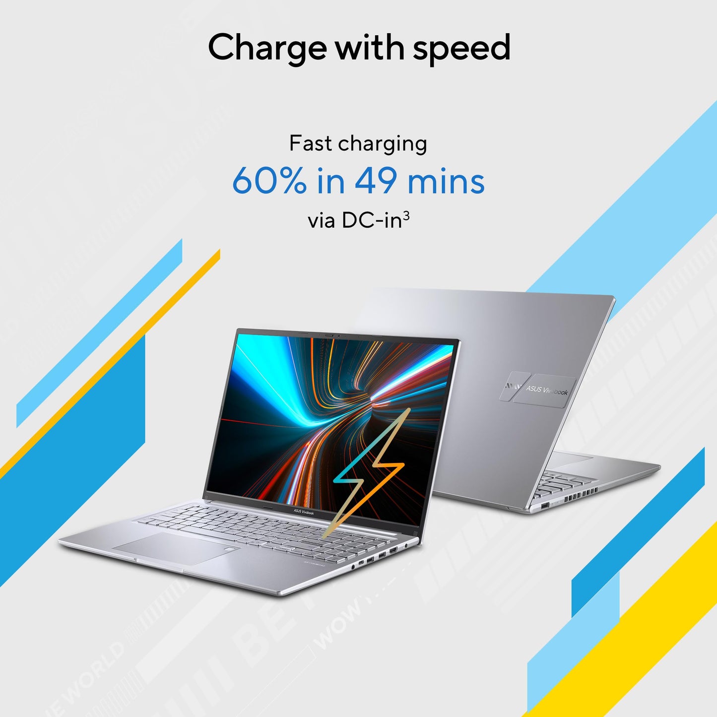 ASUS Vivobook 16, Intel Core i7-12700H (Gaming Grade CPU), 16" (40.64cm) FHD+ 16:10, Thin & Light Laptop (16GB DDR4/512GB SSD/Iris Xe/Win 11/Office 2021/Transparent Silver/1.88 Kg), X1605ZAC-MB741WS