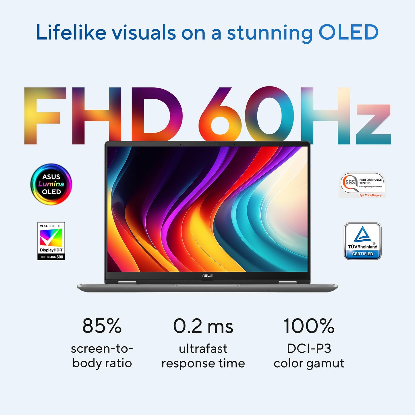 ASUS Vivobook 14 Flip,Intel Core Ultra 5 (Series 2),Copilot+ AI PC(Intel Arc iGPU/40TOPS/16GB/512GB/FHD+ Touch screen/14/Windows 11/M365 Basic (1Year)*/Office Home 2024/Gray/1.57 kg) TP3407SA-QL024WS