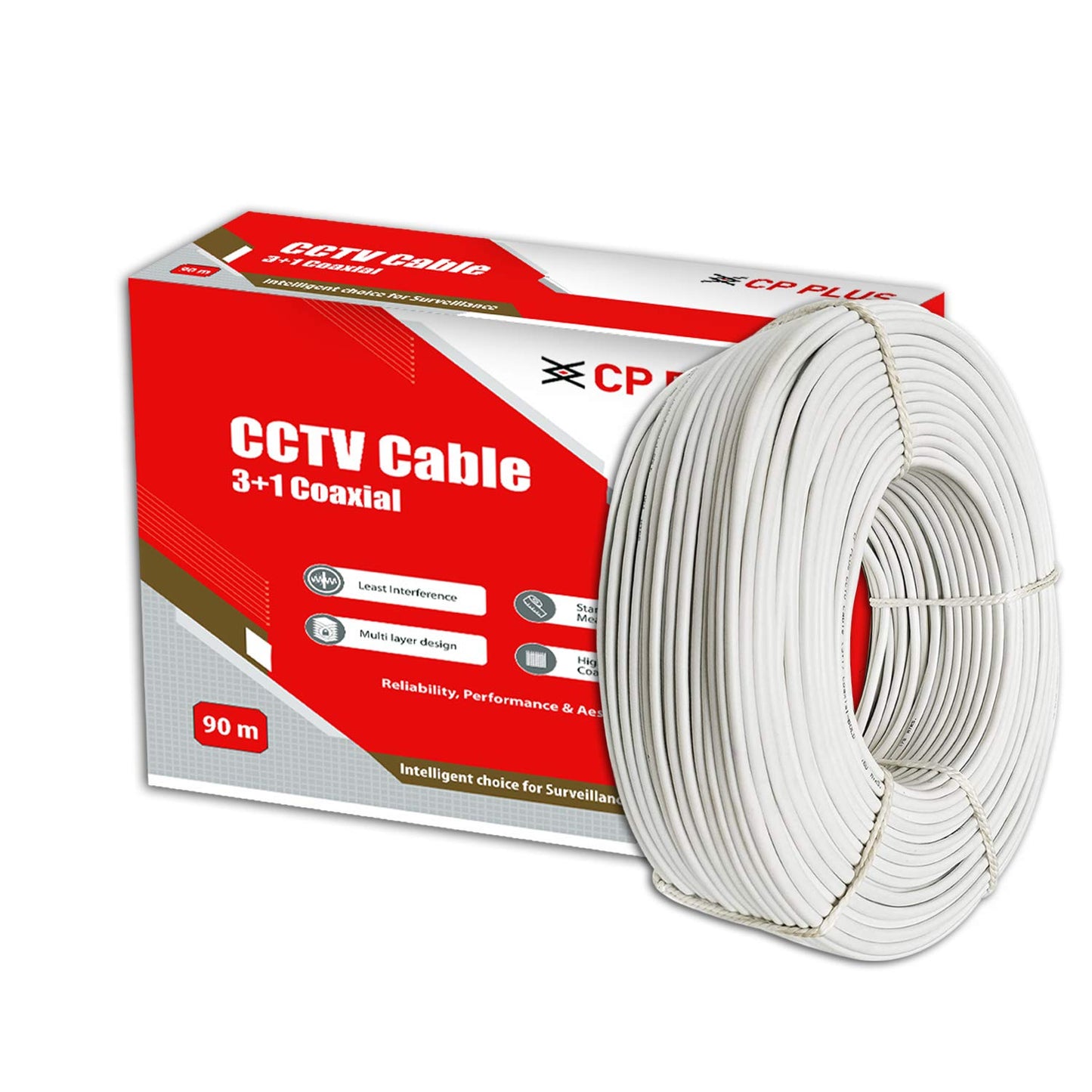 CP PLUS CCTV Camera Cable (90 Meter)