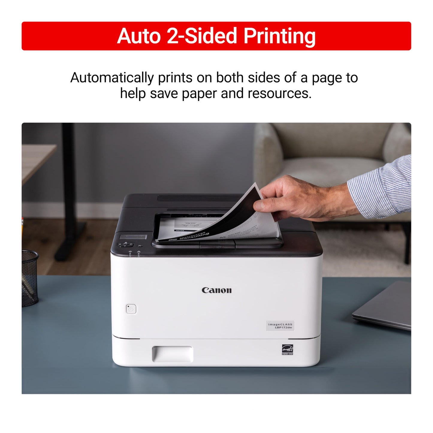 Canon imageCLASS LBP172dw – Monochrome Duplex, Wireless Laser Printer