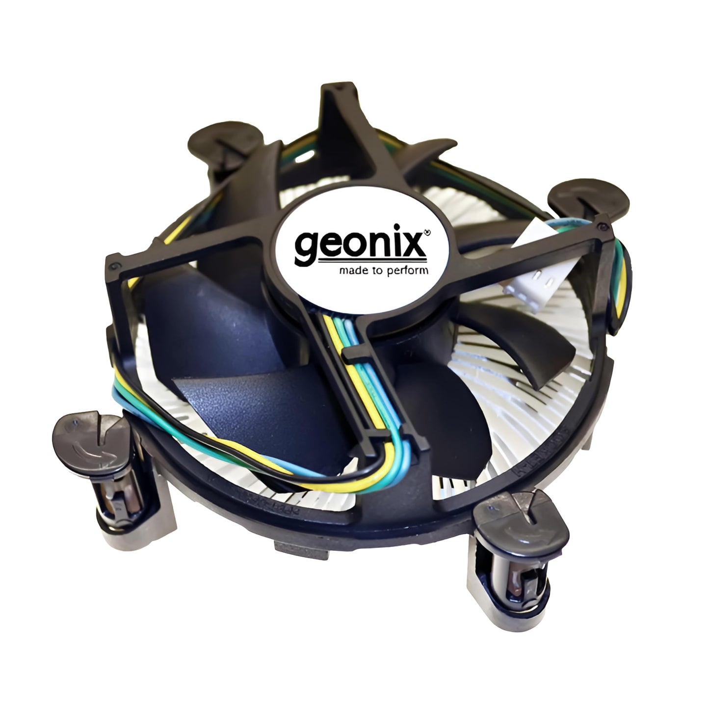 Geonix LGA 1200 CPU FAN I Black I Low Power Cosumption I Optimal Cooling Performance I 1 Year Warranty