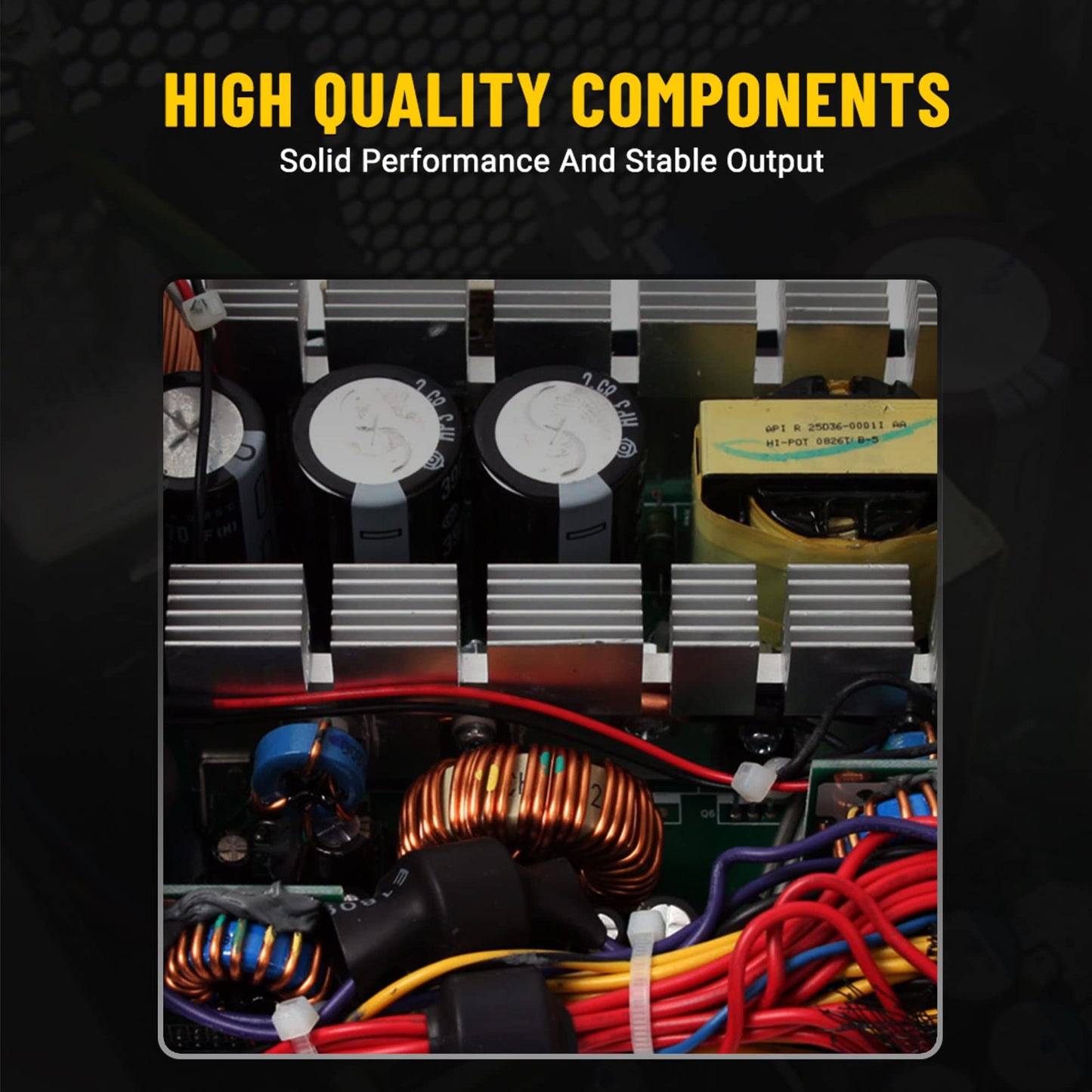 Ant Esports VS400L NonModular High Efficiency Gaming Power Supply/PSU with Continuous Power and 120mm Silent Fan