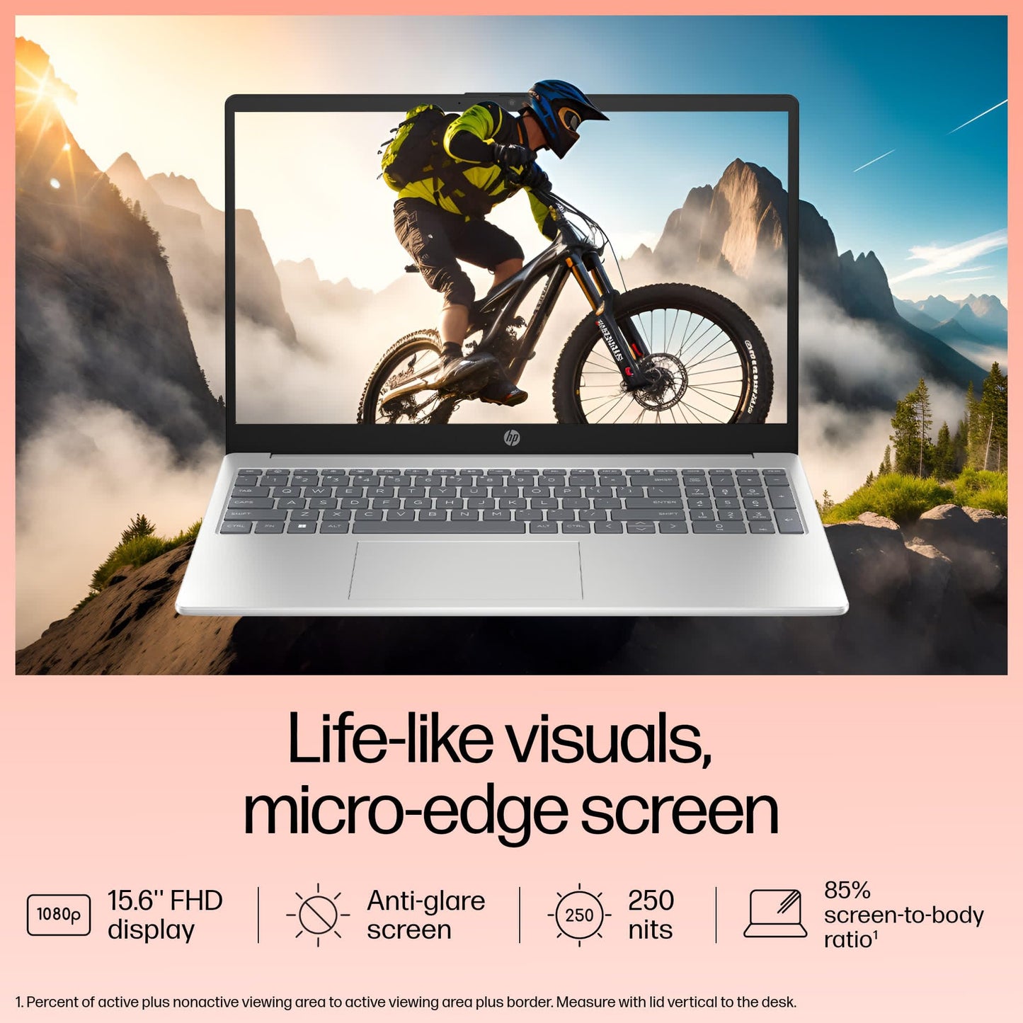 HP 15, 13th Gen Intel Core i5-1334U Laptop (8GB RAM, 512GB SSD), Anti-Glare, 15.6"/39.6cm, FHD, Win 11, MS Office 2021, Silver, 1.59Kg, Intel UHD Graphics, FHD Camera, Backlit KB, fd0220TU