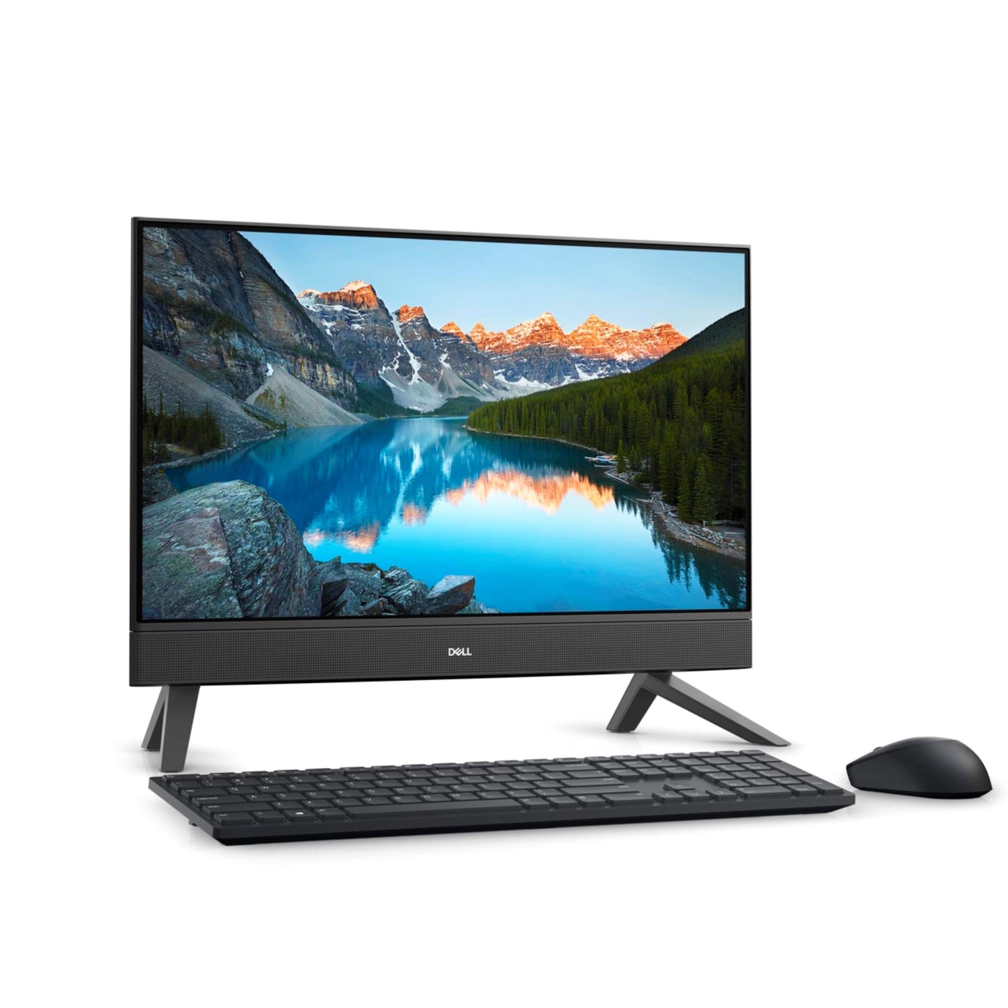 Dell AIO Inspiron 5415| AMD Ryzen 5 7530U | 8GB 512GB SSD | AMD Radeon Graphics | 23.8" FHD WVA Anti-Glare | Win11+MSO'21, 15 Month McAfee Dark Shadow Gray Molded