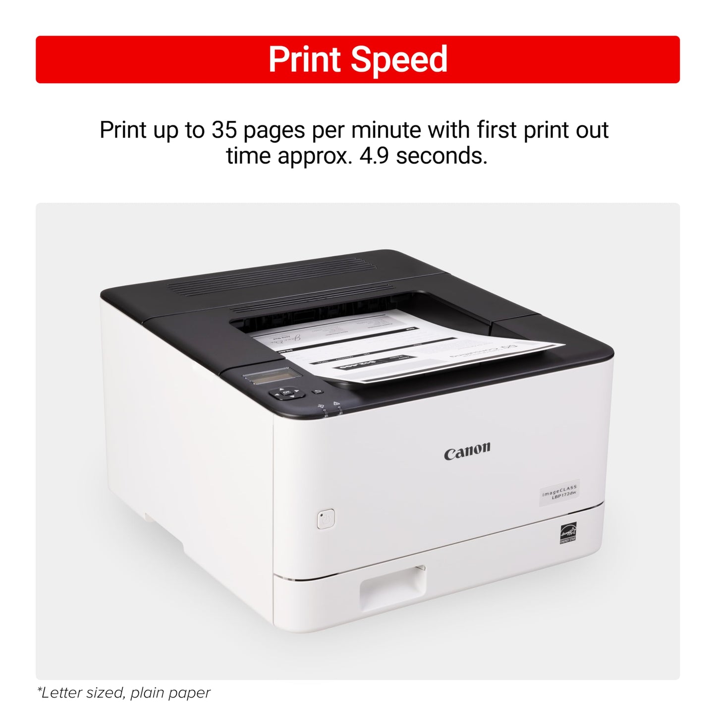 Canon imageCLASS LBP172dw – Monochrome Duplex, Wireless Laser Printer