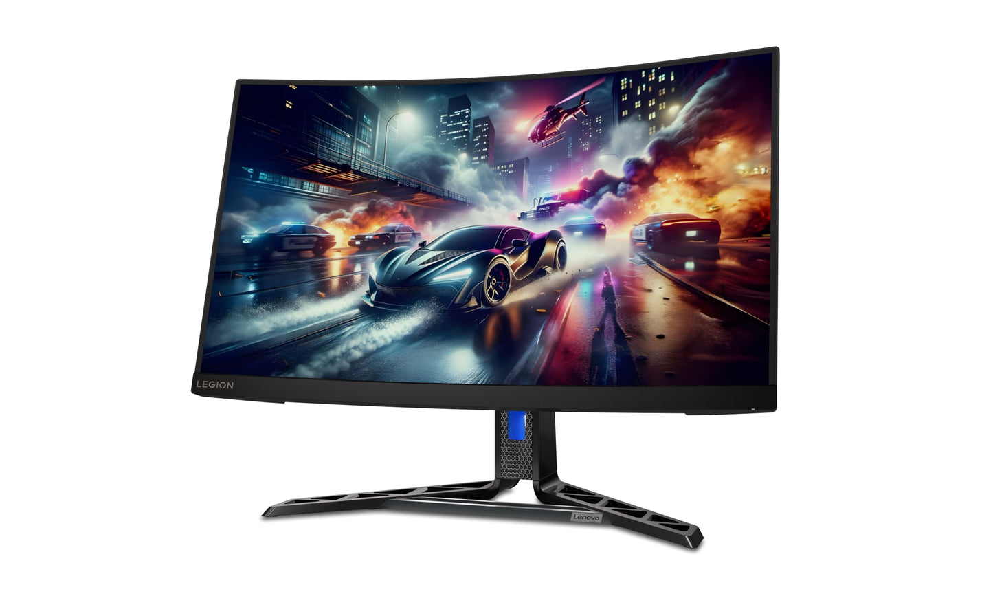 Lenovo Legion-R27qc-30 | 27" (68.5cm) QHD 180Hz Curved Gaming Monitor | 0.5ms, AMD FreeSync, 99%sRGB, 3Wx2Speaker, 2xHDMI 2.1 TMDS, 1xDP 1.4 (HBR3)|Tilt, Swivel, Pivot, Height Adjust|Black| 67C6GAC2IN