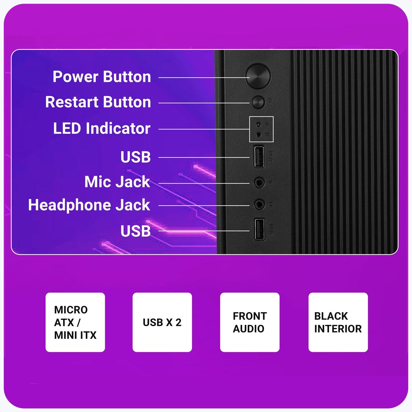 Professional Desktop PC | Core i3-2120 3.10GHz | 8GB DDR3 RAM | 256GB SSD