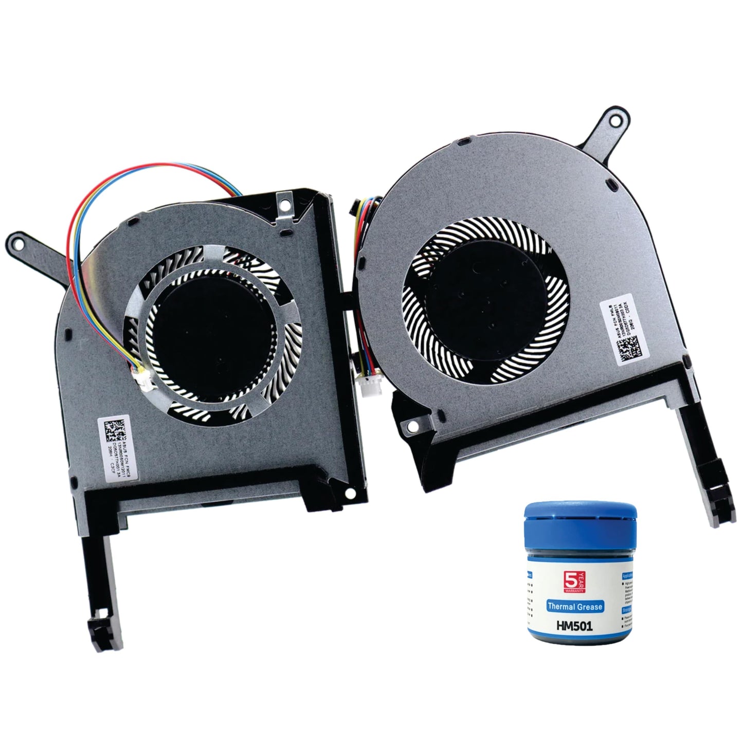 SpareWave High- Quality GPU cooling fan for Asus TUF Gaming FX505 FX505GE FX505GM FX86 FX86F FX95D FX95G FX506 FX506. Comes With Complimentary MH501 Thermal Greasen (Cooling paste).