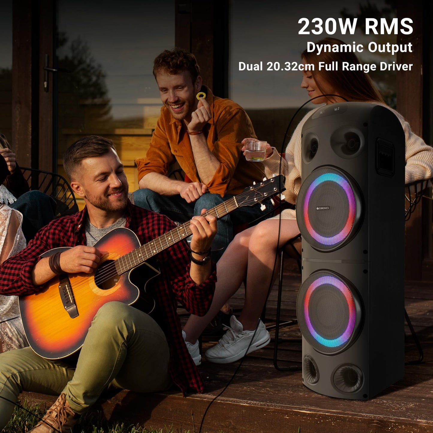ZEBRONICS Knock Pro Party DJ Speaker