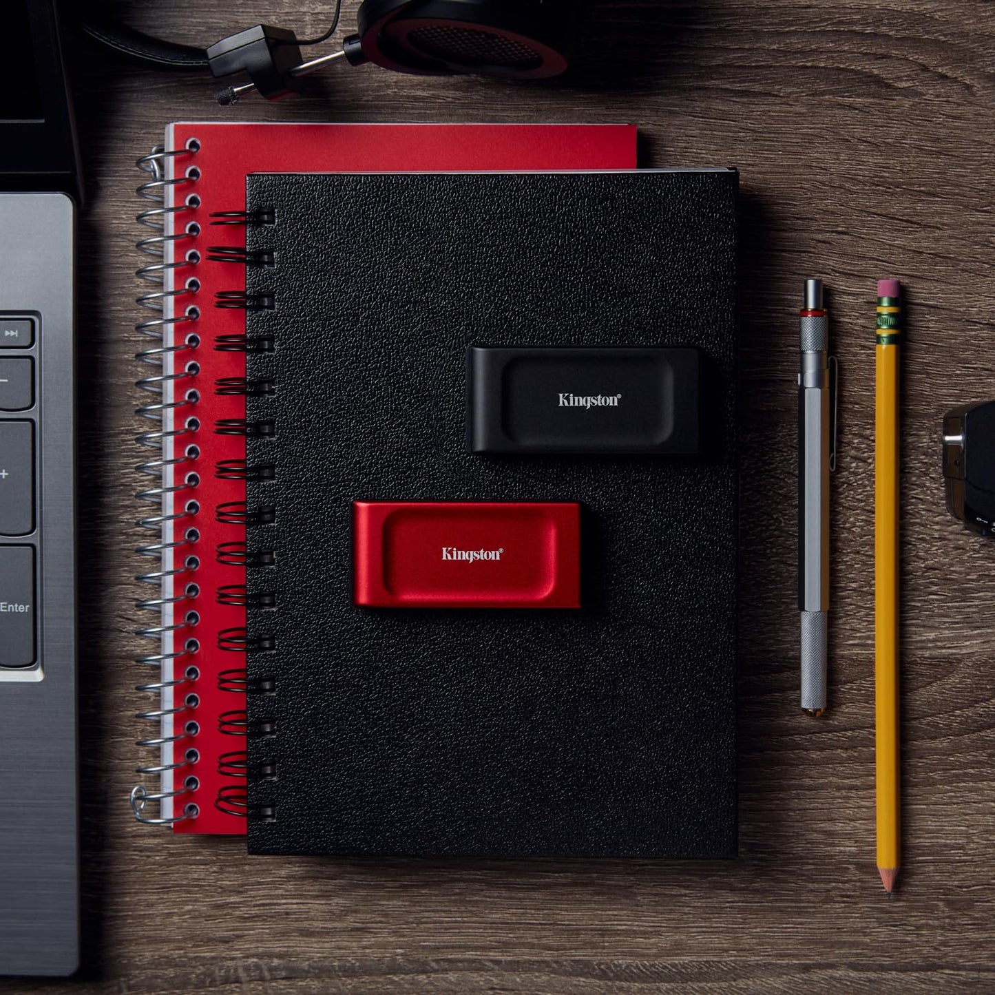Kingston XS1000 1TB Portable SSD Red | Pocket-Sized | USB 3.2 Gen 2 | External Solid State Drive | Up to 1050MB/s | SXS1000R/1000G