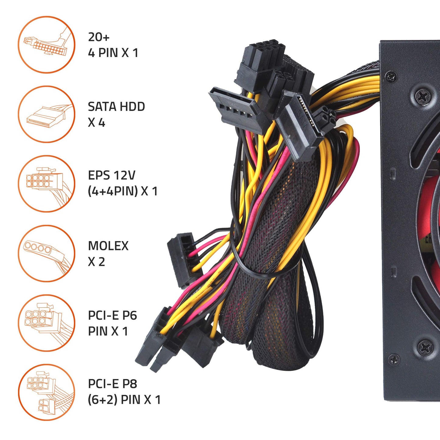 Artis 500 Watt Super Silent Gaming PC SMPS/Power Supply Unit