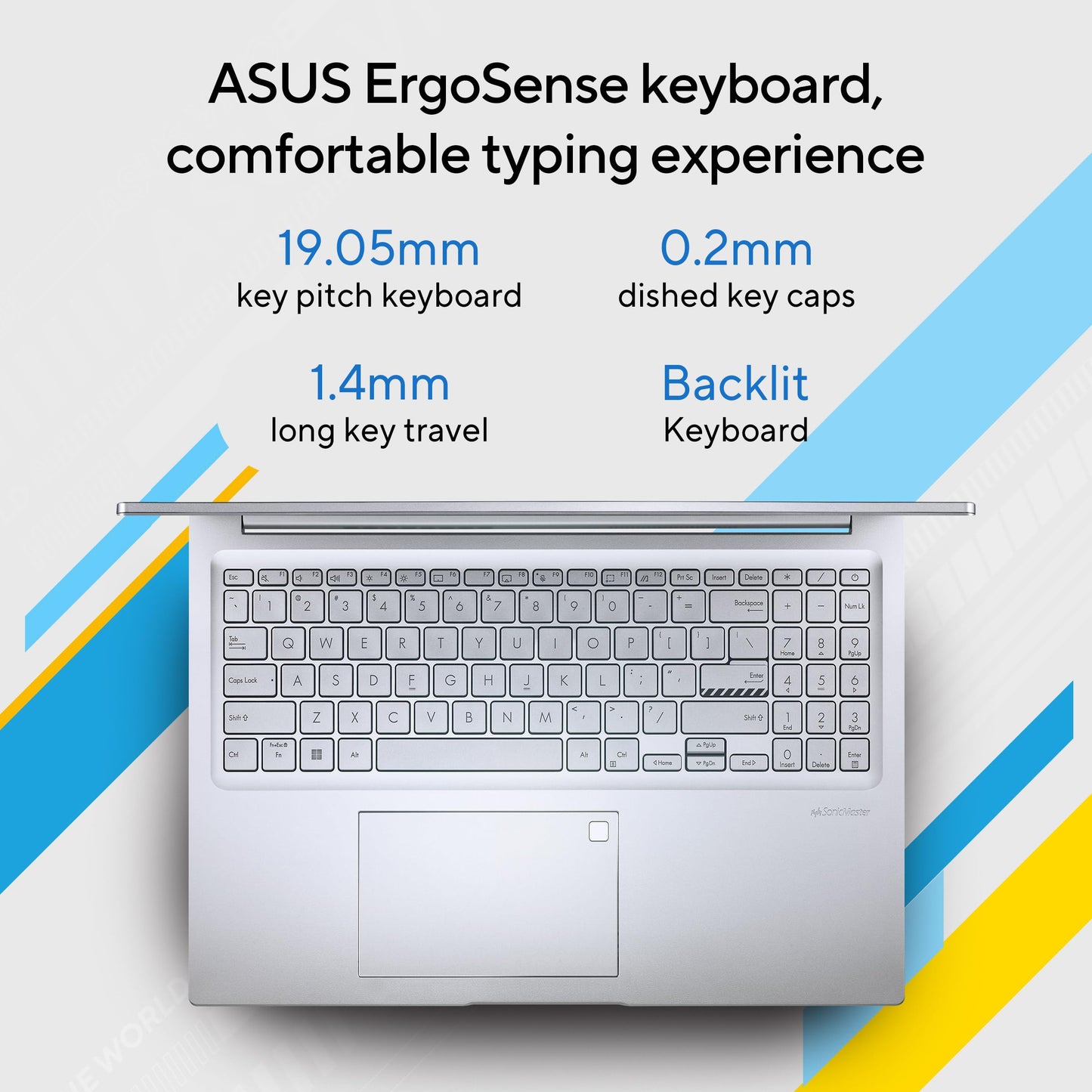 ASUS Vivobook 16, Intel Core i7-12700H (Gaming Grade CPU), 16" (40.64cm) FHD+ 16:10, Thin & Light Laptop (16GB DDR4/512GB SSD/Iris Xe/Win 11/Office 2021/Transparent Silver/1.88 Kg), X1605ZAC-MB741WS