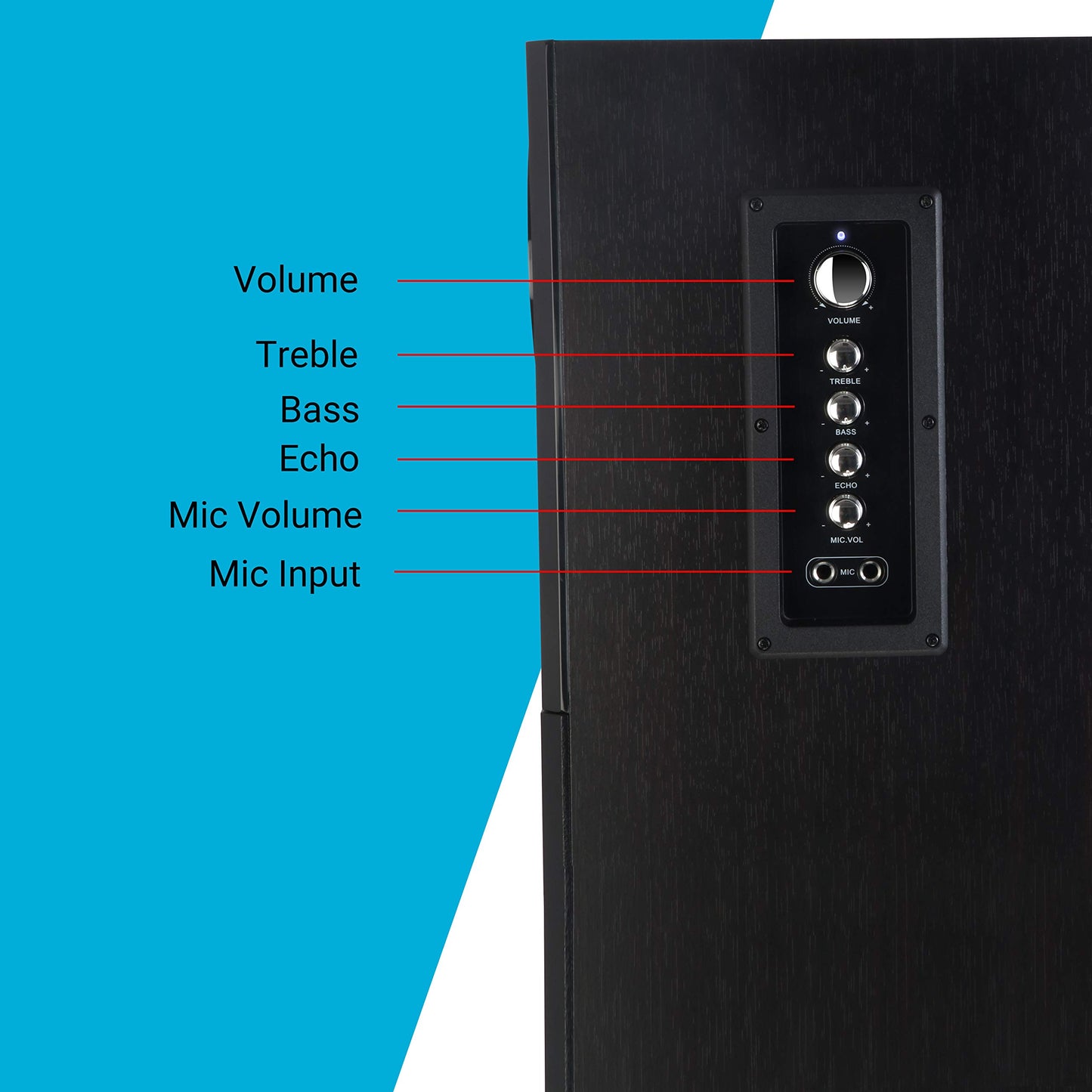 ZEBRONICS BT7500RUCF 60 Watt Wireless Bluetooth Tower Speaker