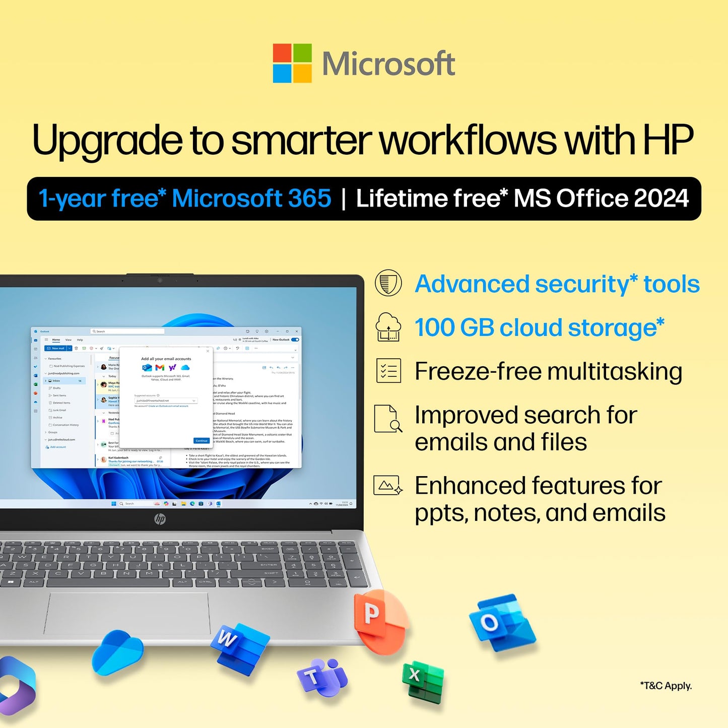 HP 15, AMD Ryzen 5 7530U Laptop (16GB DDR4,512GB SSD) Anti-Glare, Micro-Edge,15.6''/39.6cm, FHD, Win11, M365 Basic(1yr),Office Home24, Silver,1.59kg, Radeon Graphics, FHD Camera w/Shutter, fc0389AU