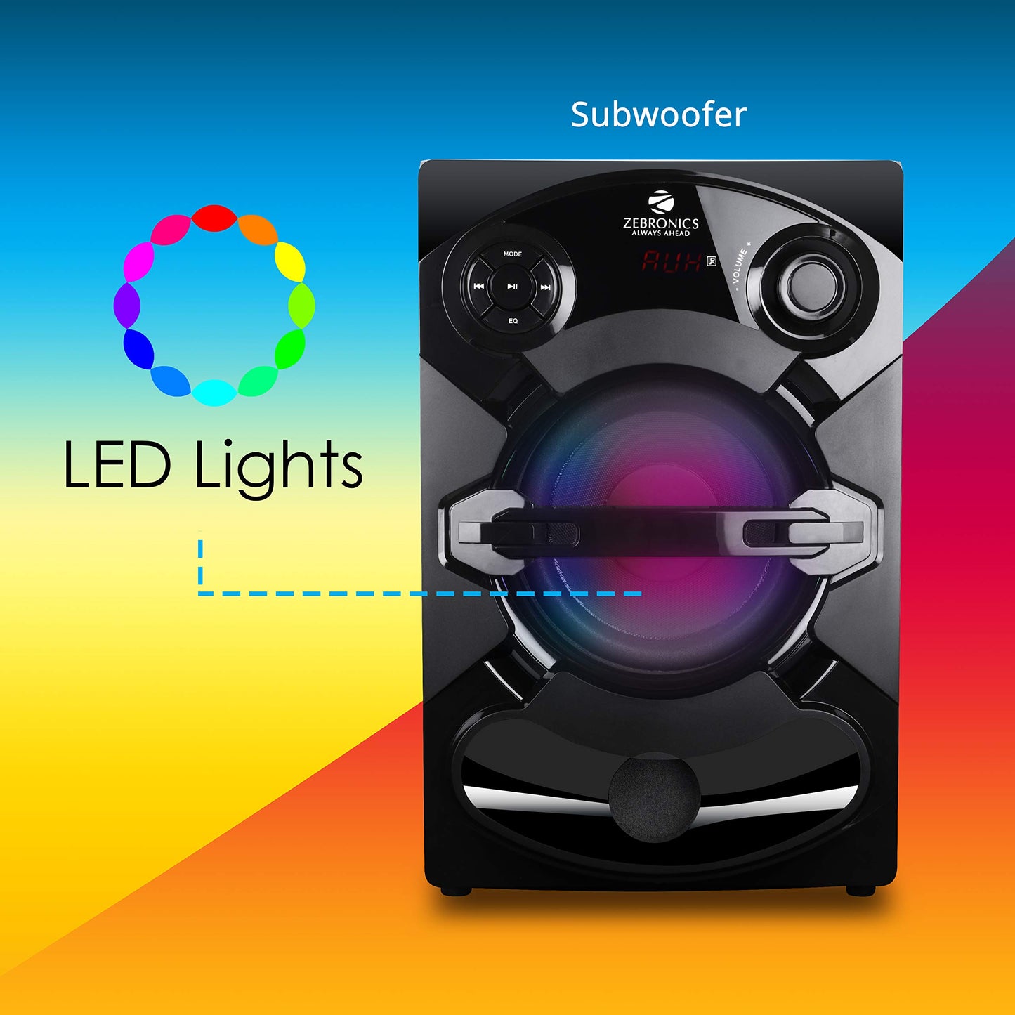 ZEBRONICS Btrucf 80 Watt 5.1 Channel Multimedia Speaker