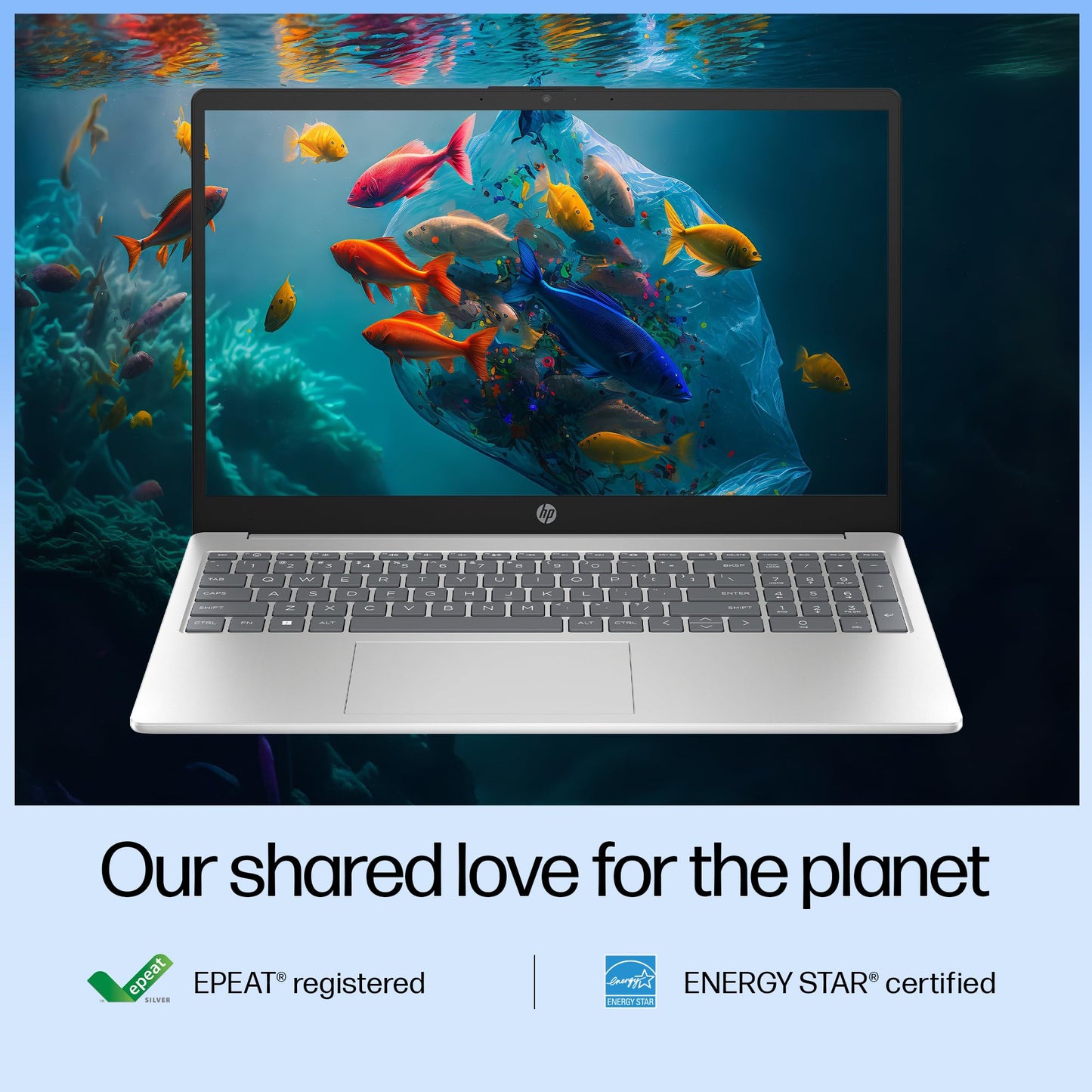 HP 15, Intel Core Ultra 5 125H Laptop (16GB DDR5,1TB SSD) IPS, Anti-Glare, Micro-Edge, 15.6''/39.6cm, FHD, Win11,M365 Basic(1yr),Office Home24,Silver,1.65kg, FHD Camera w/Shutter, Backlit, fd1255TU