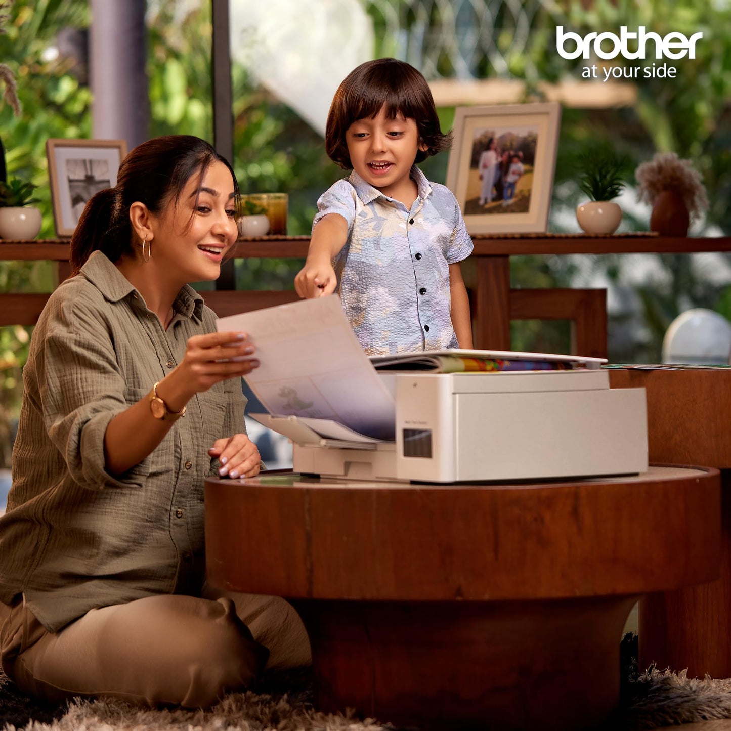Brother Ink Tank DCP-T426W Multifunction (Print Scan Copy) Color Printer Best for Home, 150 Sheet Paper Tray, WiFi, Print Up to 7.5 K Pages in Black and 5 K in Color Each for (CMY), Free Installation