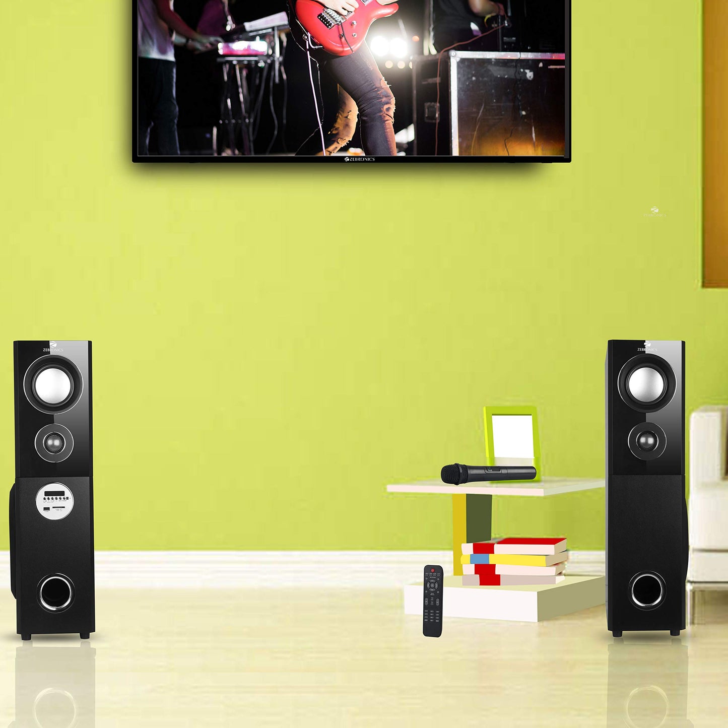 ZEBRONICS BT7500RUCF 60 Watt Wireless Bluetooth Tower Speaker