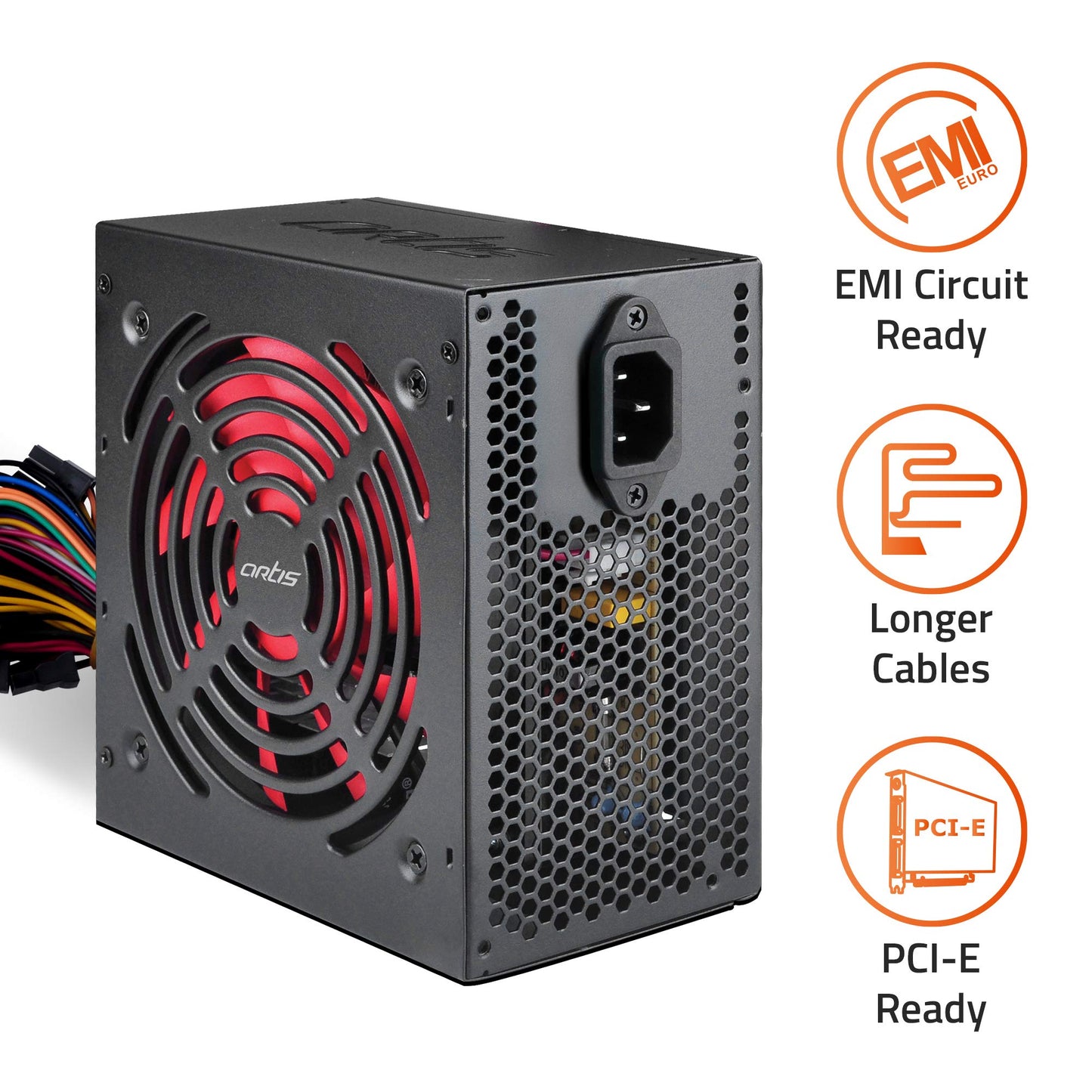 Artis 500 Watt Super Silent Gaming PC SMPS/Power Supply Unit