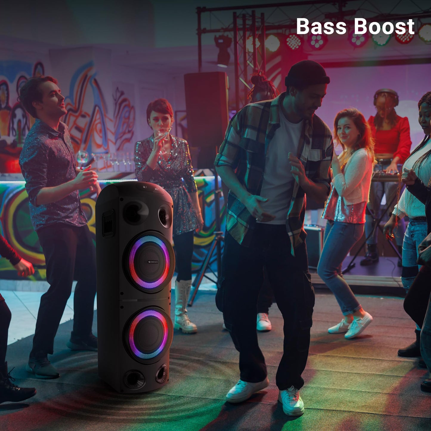 ZEBRONICS Knock Pro Party DJ Speaker