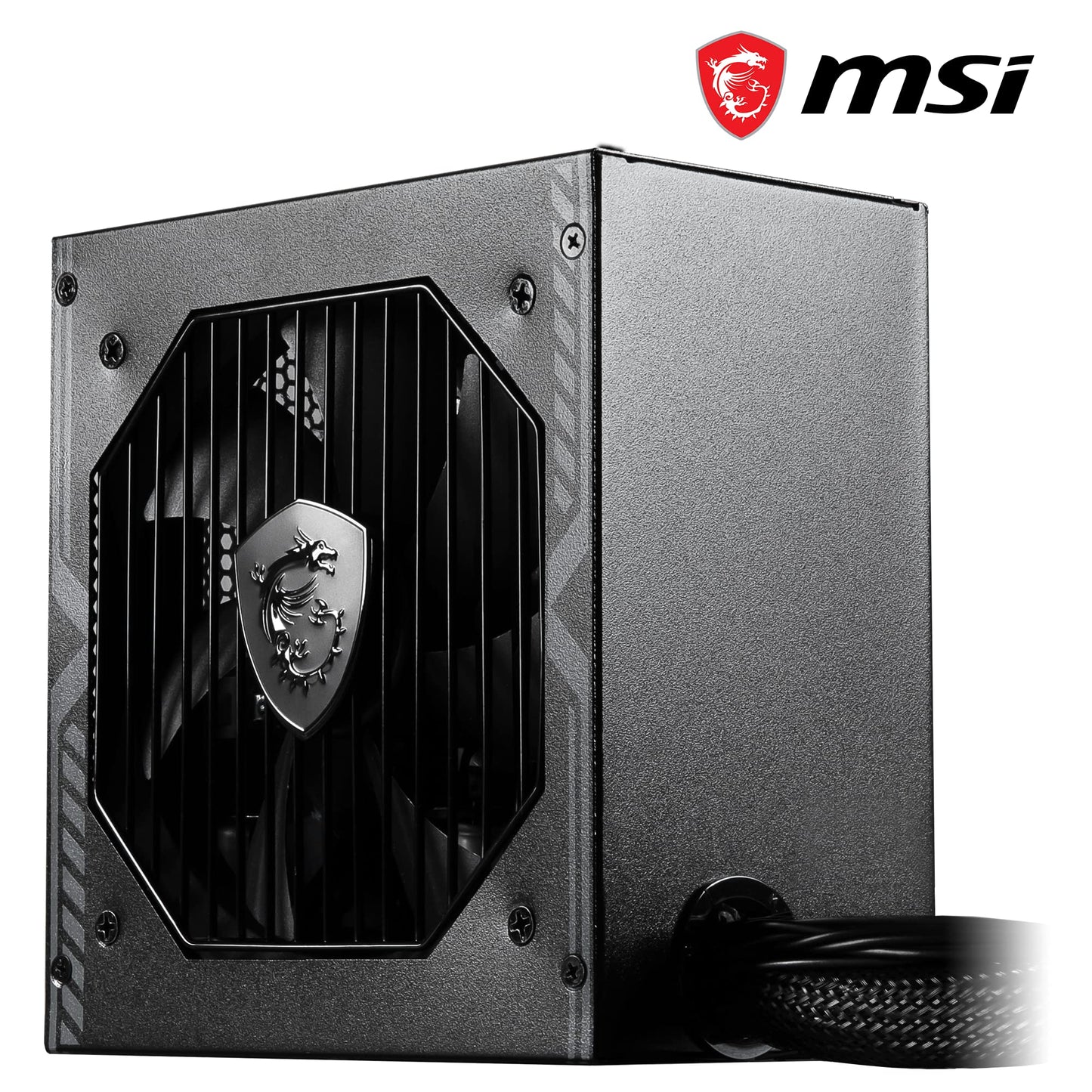 MSI MAG A650BN Power Supply Unit - 650W, 80 Plus Bronze Certified, 12V Single-Rail, DC-to-DC Circuit, 120mm Fan, Active PFC Design, Multiple Connectivity, for Gaming PC, 5-Year Warranty