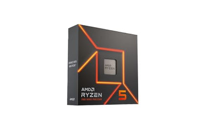 AMD Ryzen 5 7600X 6-Core, 12-Thread Unlocked Desktop Processor, Socket AM5, 5.3 GHz Max Boost