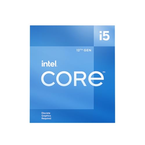 Intel Core I5 12400F 12 Gen Generation Desktop Pc Processor 6, CPU with 18Mb Cache and Up to 4.40 Ghz Clock Speed Ddr5 and Ddr4 Ram Support Lga 1700 Socket, Micro ATX