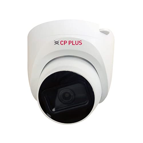 CP PLUS 5MP IR Dome Camera | 3.6mm Fixed Lens up to 20 M IR Distance | Max. 25fps@5MP (16:9 Video Output), White - CP-USC-DC51PL2-V3
