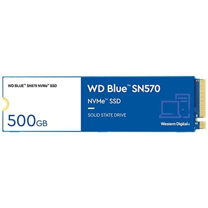 Western Digital WD Blue SN580 NVMe 1TB, Upto 4150MB/s, 5 Y Warranty, PCIe Gen 4 NVMe M.2 (2280), Internal Solid State Drive (SSD) (WDS100T3B0E)