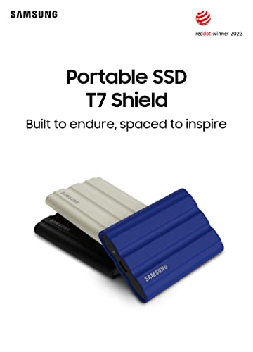 Samsung T7 1TB Up to 1,050MB/s USB 3.2 Gen 2 (10Gbps, Type-C) External Solid State Drive (Portable SSD) Grey(MU-PC1T0T)