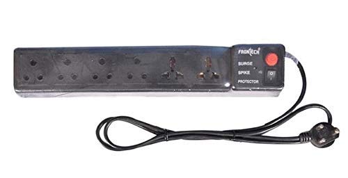 Server Rack 6U Combo Wall Mounted Rack with 6 Power Socket & Cable - Lock & Keys - Tray (1 No) - 1 Cooling Fan and Adjustable Shelf