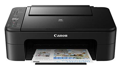 Canon PIXMA E3370 All-in-One Wireless Ink Efficient Color Printer (Black)