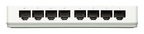 D-LINK DES-1008C 8-Port 10/100 Desktop Switch (White)