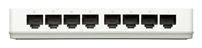 D-LINK DES-1008C 8-Port 10/100 Desktop Switch (White)