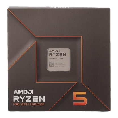 AMD Ryzen 5 7600X 6-Core, 12-Thread Unlocked Desktop Processor, Socket AM5, 5.3 GHz Max Boost