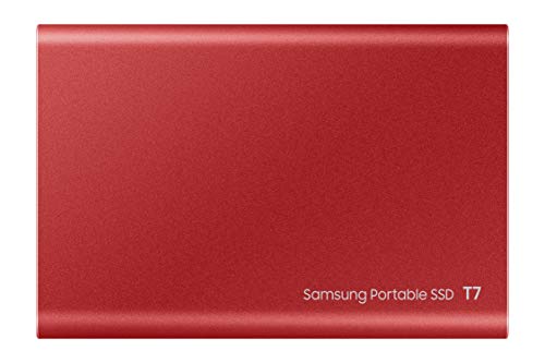 Samsung T7 1TB Up to 1,050MB/s USB 3.2 Gen 2 (10Gbps, Type-C) External Solid State Drive (Portable SSD) Grey(MU-PC1T0T)