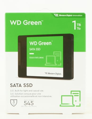 Western Digital WD Green SATA 240GB, Up to 545MB/s, 2.5 Inch/7 mm, 3Y Warranty, Internal Solid State Drive (SSD) (WDS240G3G0A)