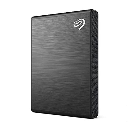 Seagate One Touch 1TB External SSD up to 1030 Mb/s, for Windows, Mac, Android App, 3yr Data Recovery Services, Portable Solid State Drive Black, 6 Month Mylio Create and Dropbox Plan (STKG1000400)