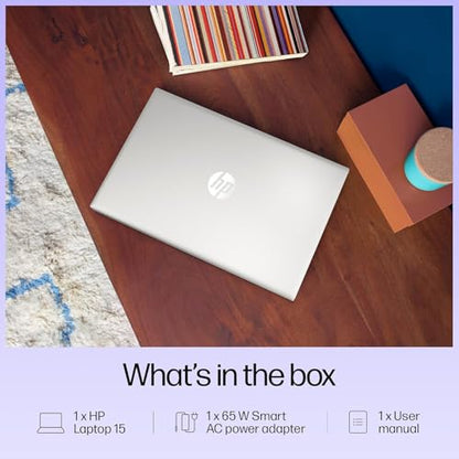 HP 15, Intel Core i3-1315U-13th Gen Laptop (8GB DDR4 Ram,512GB SSD) Anti-Glare, Micro-Edge,15.6'' FHD, Win11