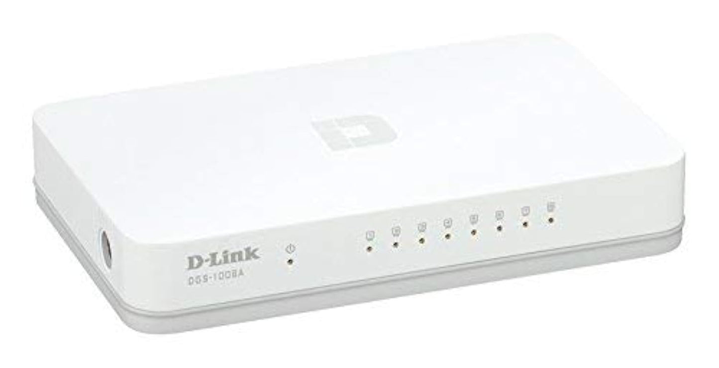 D-Link DES-1005C 5-Port 10/100 Mbps Unmanaged Switch, White