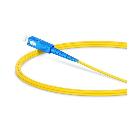 NEXTIK Simplex Single Mode SC To SC Optical Fiber Patch Cord 9/125 Jumper Cable Compatible with (FSMS SC/UPC-SC/APC) (3 Meter, 5)