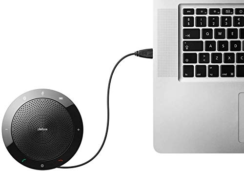 Jabra Speak 510 UC Speakerphone for UC & BT - Easy Setup, Portable Speaker for Holding Meetings Anywhere with Outstanding Sound Quality