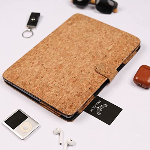 Enthopia Laptop Folio Case Compatible for HP Laptops - Vegan Leather - (HP ProBook 430 G8 Notebook PC, Plain Cork)