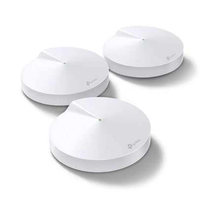 TP-Link Deco Whole Home Mesh WiFi System Up to 5,500 sq. ft. Coverage and 100+ Devices, Wireless Router/WiFi Extender Replacement, Support Parental Controls/Anitivirus, Seamless Roaming(Deco M5)