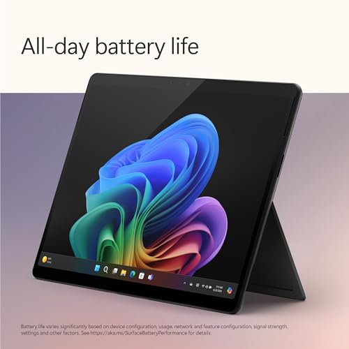 Microsoft New Surface Pro (11th Edition) - Windows 11 Home Copilot + PC - 13” OLED PixelSense Touchscreen - Qualcomm Snapdragon X Elite (12 Core) - 16GB RAM - 512GB SSD - Black - ZIA-00031