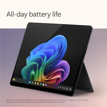Microsoft New Surface Pro (11th Edition) - Windows 11 Home Copilot + PC - 13” OLED PixelSense Touchscreen - Qualcomm Snapdragon X Elite (12 Core) - 16GB RAM - 512GB SSD - Black - ZIA-00031